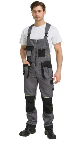 Костюм RONTA KS810 с ПК (т.серый/черный/лайм)