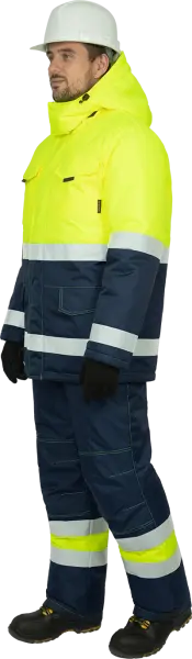 Костюм БРАЙТ зимний с ПК (желтый/синий)