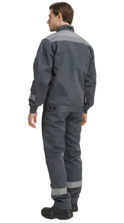 Костюм RONTA KS812 с ПК (т.серый/св.серый)