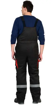 Костюм СИРИУС-ТИТАН зимний с ПК (черный/красный)