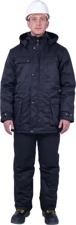 Куртка ЗАЩИТА зимняя (черный)