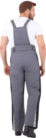 Брюки ХАЙ-ТЕК зимние (серый/черный)