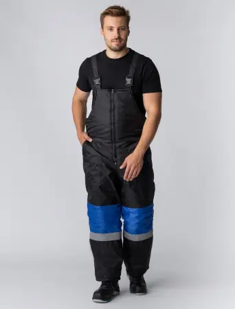 Костюм ПРОФИ зимний с ПК (васильковый/черный) Костюм ПРОФИ зимний с ПК (васильковый/черный)