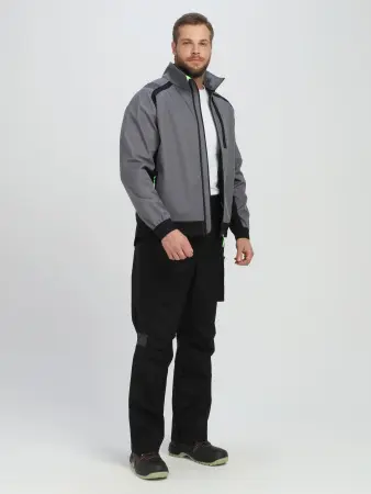 Куртка PROFLINE LEADER софтшел (серый/черный) Куртка PROFLINE LEADER софтшел (серый/черный)
