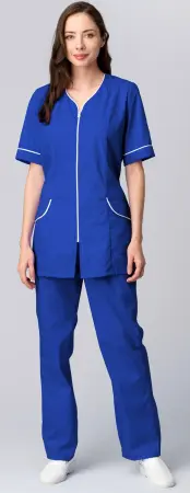 Костюм ВЕРА женский с БР (васильковый)