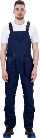 Полукомбинезон ACTIVE FLEX / АКТИВ ФЛЕКС (т.синий/флуоресцентный желтый)