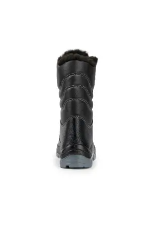 Ботинки КОМФОРТ зимние с высокими берцами с МП (черный)