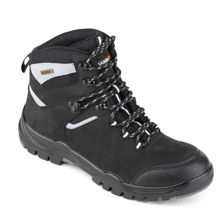 Ботинки ЛИДЕР WG2-05W-NT ПУ-Резина (черный/серый)