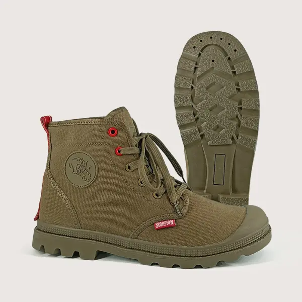 Ботинки СКОРПИОН КОМФОРТ ПУ-Р 1650 Резина (хаки)