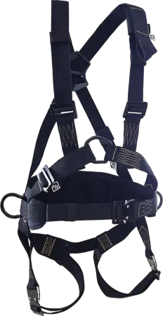 Страховочная привязь СП-04-01 (О) ФАСТ со спинным удлинителем, идентификационная книжка (черный)