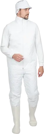 Жилет АПРЕЛЬ зимний (белый)