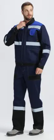 Костюм ВИВАТ-1 ПРЕМИУМ IMP с БР (т.синий/черный/васильковый) Костюм ВИВАТ-1 ПРЕМИУМ IMP с БР (т.синий/черный/васильковый)