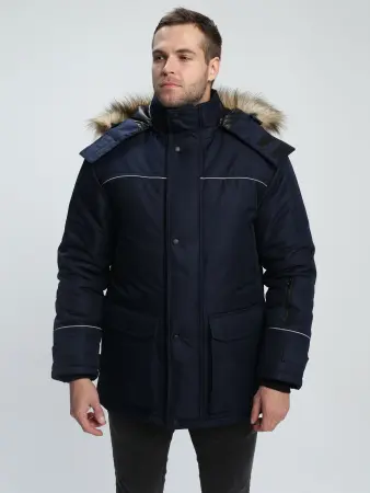 Куртка АЛЯСКА-ЛЮКС зимняя (т.синий)