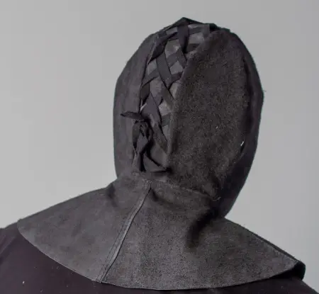 Подшлемник спилковый (чёрный)