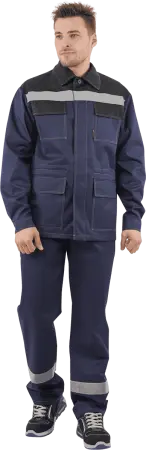 Костюм АРТЕЛЬ с БР (т.синий/черный)