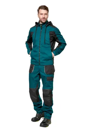 Куртка СНЕЙК (т.бирюзовый/черный)