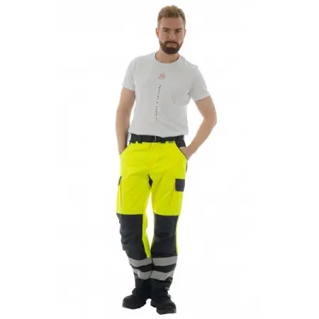 Брюки BRODEKS KS 313 сигнальные (желтый/черный)