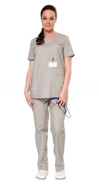 Комплект АУРА женский с БР (серый) женские медицинские