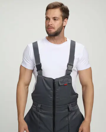 Костюм ФАВОРИТ-2 NEW зимний с ПК (т.серый/св.серый)