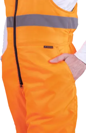 Костюм БРАЙТ зимний с ПК (оранжевый/синий)