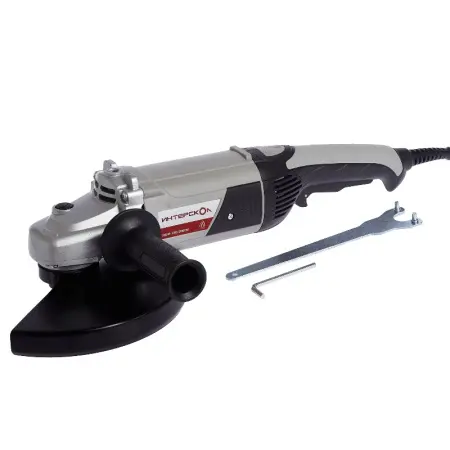 Угловая шлифовальная машина ИНТЕРСКОЛ УШМ-230/2000М 626.1.1.00 2000Вт 230мм