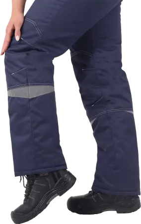 Костюм КМ-10 ЛЮКС жен. зимний c БР (василек/т.синий)