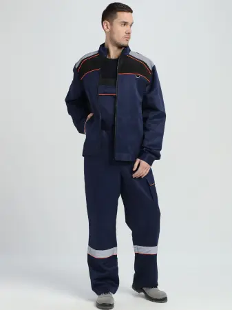 Костюм ПРАКТИК-2 СОП CH с ПК (т.синий/черный)