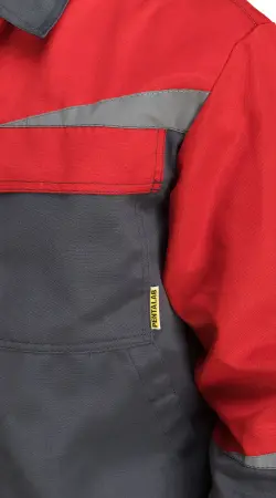 Костюм RONTA KS591 с ПК (т.серый/красный)