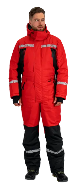 Комбинезон ПИЛОТ зимний (красный/черный)