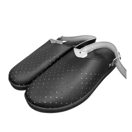 Сабо ПВХ искусственная кожа (черный)