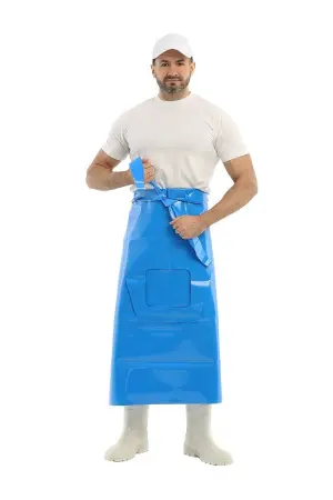 Фартук ЛАРИСАН цельнокроеный ПУ облегченный 83x150см (синий)