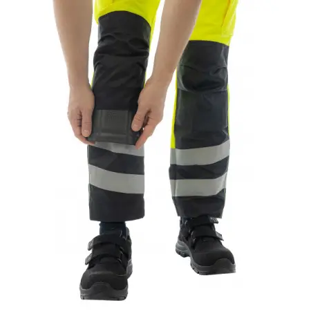 Брюки BRODEKS KS 313 сигнальные (желтый/черный)