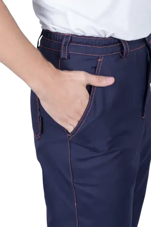 Костюм ХИМОС противокислотный (т.синий/оранжевый)