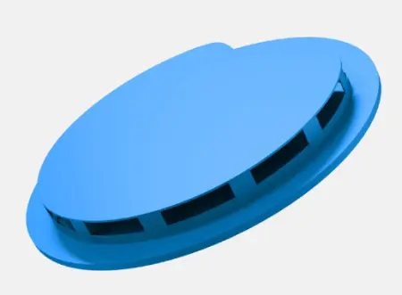 Респиратор RB-200 WHITE/BLUE с клапаном (белый/голубой)