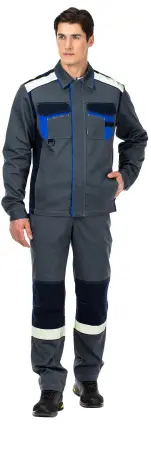 Костюм БАРИТ с БР (серый)