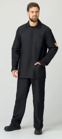 Костюм МОЛЕСКИН с ОП-пропиткой ТУ с БР (черный)