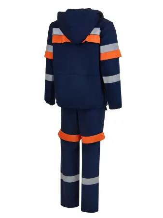 Костюм ЭНЕРГИЯ-АНТИГНУС-Б противоэнцефалитный 38,2 кал. с БР (т.синий/оранжевый)