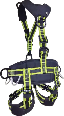 Страховочная привязь СП-10 PREMIUM ЛАЙТ с алюминиевой фурнитурой