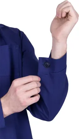 Халат ДИАГОНАЛЬ (синий)