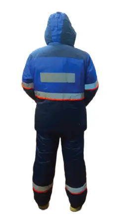 Костюм зимний 4 особый с ПК с СОП (т.синий/синий/оранжевый)