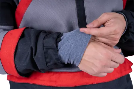 Костюм ЭЛЕКТРОСТОП ТЕРМО ЗЭТВ 30 противоэнцефалитный с БР (серый/красный)