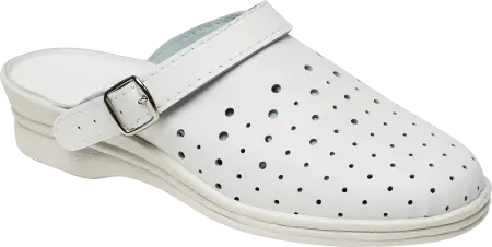 Сабо женские иск.кожа ПВХ (белый)