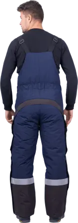 Костюм УРАГАН-УЛЬТРА с ПК зимний (т.синий/черный)