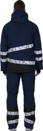 Куртка ACTIVE утепленная (синий/черный)