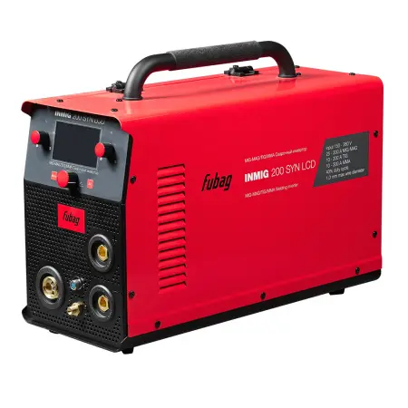 Сварочный полуавтомат FUBAG INMIG 200 SYN LCD (новый дисплей) с горелкой FB 250 3м (FB 250 Ergo 3м)