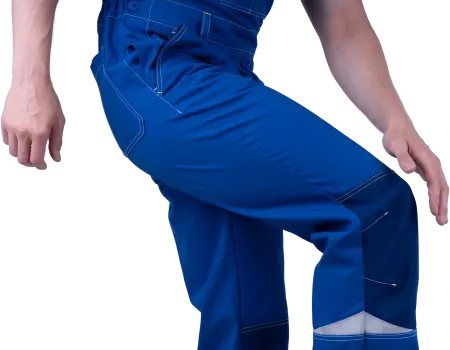 Полукомбинезон ТУРБО SAFETY (василек/синий)