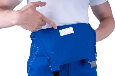 Полукомбинезон ТУРБО SAFETY (василек/синий)