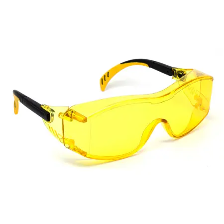 Очки ПРАКТИК защитные открытые поликарбонатные (желтый)