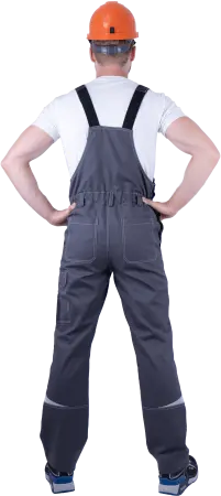 Полукомбинезон ТУРБО SAFETY (серый/т.серый)
