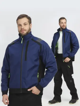 Куртка PROFLINE LEADER софтшел (синий/черный) Куртка PROFLINE LEADER софтшел (синий/черный)